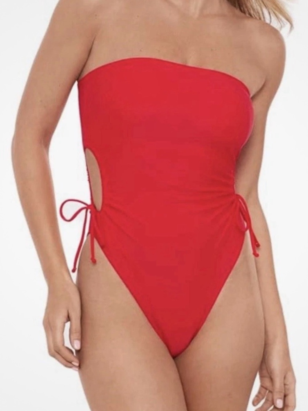 NWT Sports Illustrated one piece SMALL‎ Red swimsuit.
